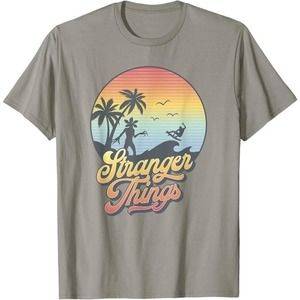 Stranger Things 4 Demogorgon Silhouette Sunset T-Shirt
